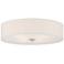 Access Lighting Mid Town 24" Silver and White LED Large Ceiling Light