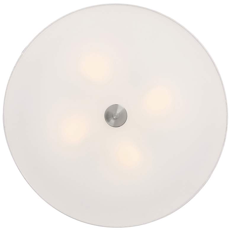 Image 4 Access Lighting Mid Town 24" Silver and White LED Large Ceiling Light more views