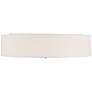 4_Access Lighting Mid Town 24" Silver and White LED Large Ceiling Light more views