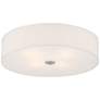 5_Access Lighting Mid Town 24" Silver and White LED Large Ceiling Light more views