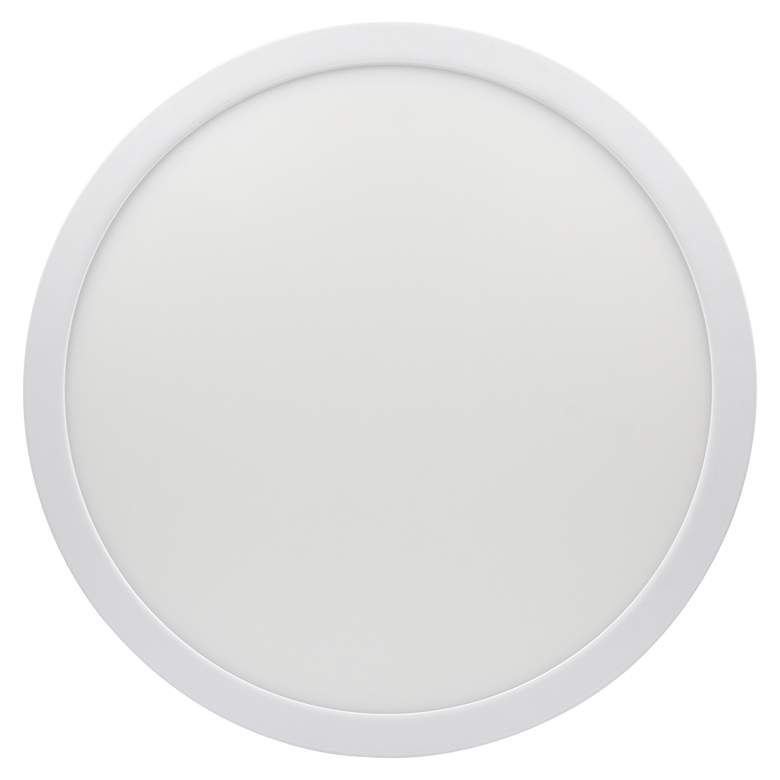 Image 2 Access Lighting ModPLUS 16" Round White Finish LED Ceiling Light more views