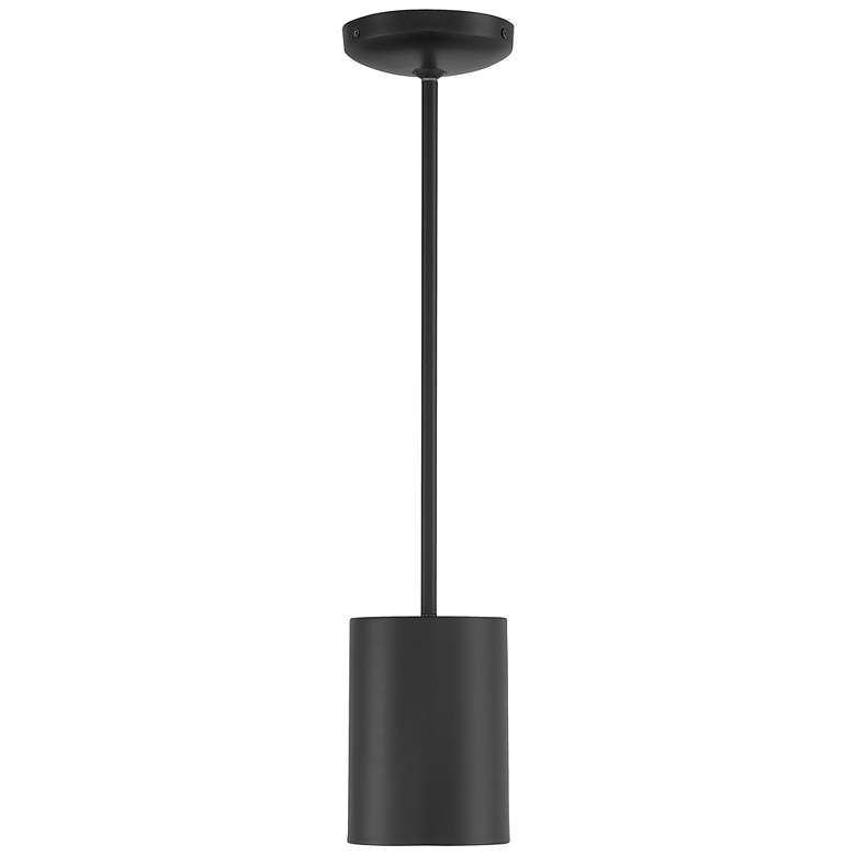 Image 3 Access Lighting Pilson 4.5 inch Wide Matte Black Modern Mini Pendant more views