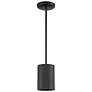 6_Access Lighting Pilson 4.5" Wide Matte Black Modern Mini Pendant more views
