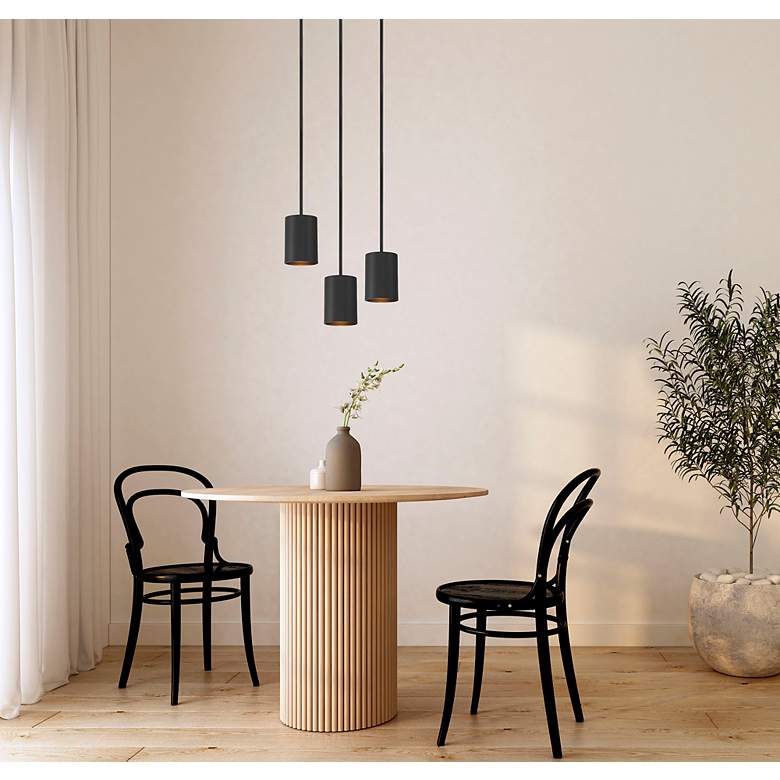 Image 7 Access Lighting Pilson 4.5" Wide Matte Black Modern Mini Pendant more views