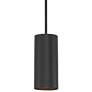 Access Lighting Pilson 4 1/2" Wide Matte Black LED Modern Mini Pendant