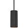 Access Lighting Pilson 4 1/2" Wide Matte Black LED Modern Mini Pendant