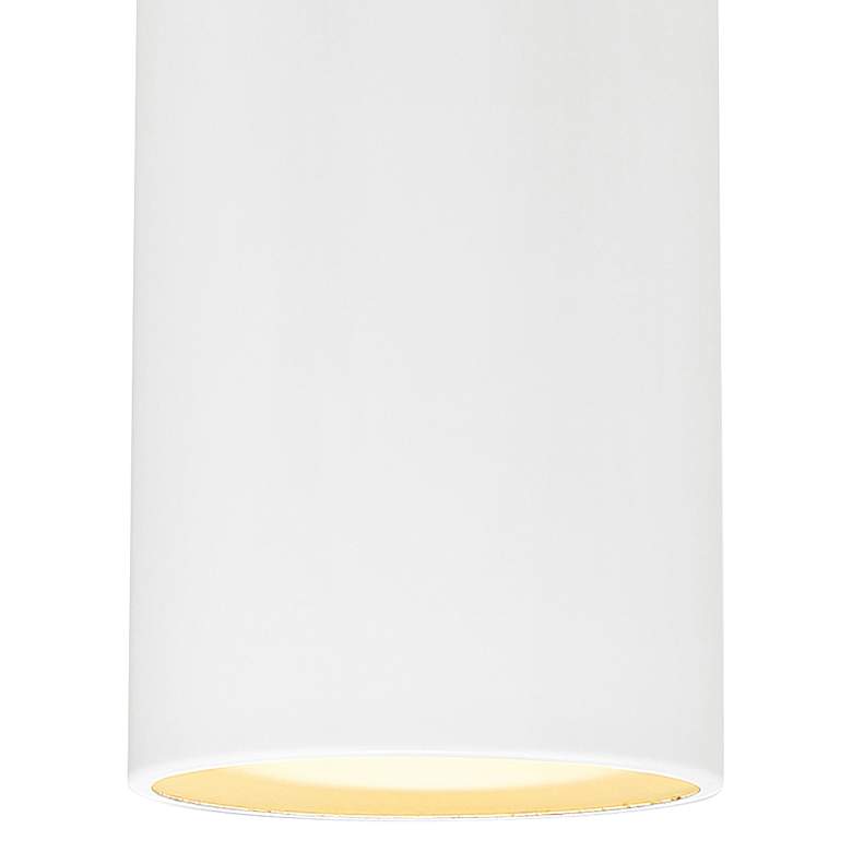 Image 3 Access Lighting Pilson XL 6" Wide Matte White Short Cable Mini Pendant more views