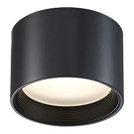 Image5 of Access Lighting Reel 8" Wide Modern Black Disc Light Flush Mount more views