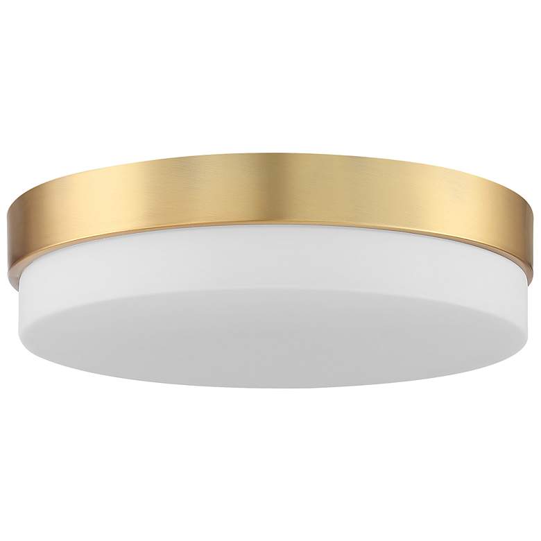 Image 6 Access Lighting Roma 11" Wide LED Brass Ceiling Light more views