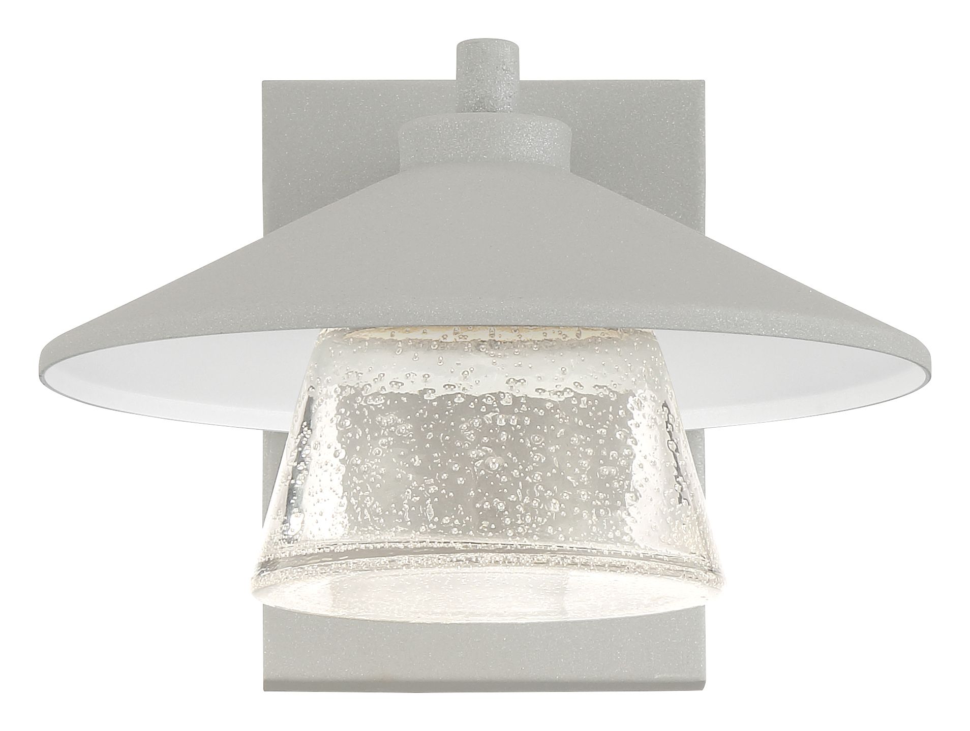 Image 4 Access Lighting Silo 10 1/4" High Satin Metal LED Outdoor Wall Light more views