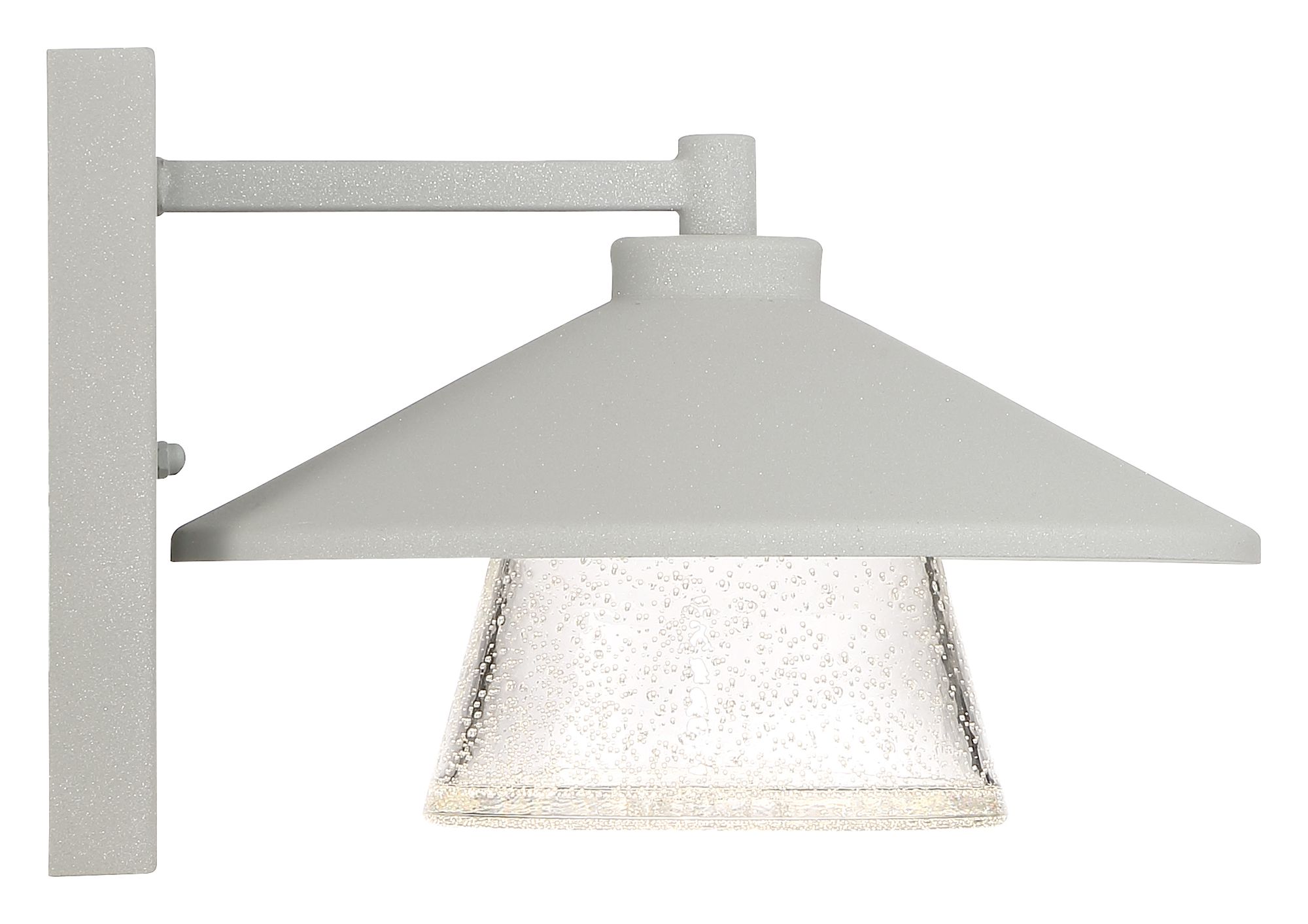 Image 5 Access Lighting Silo 10 1/4" High Satin Metal LED Outdoor Wall Light more views