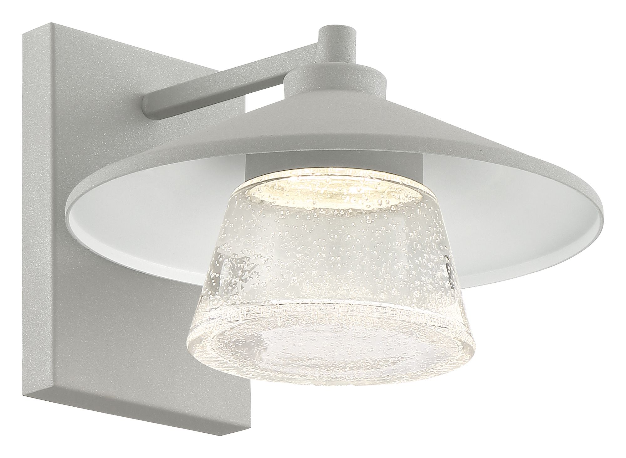 Image 6 Access Lighting Silo 10 1/4" High Satin Metal LED Outdoor Wall Light more views