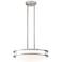 Access Lighting Solero 16" Wide Brushed Nickel LED Pendant Light