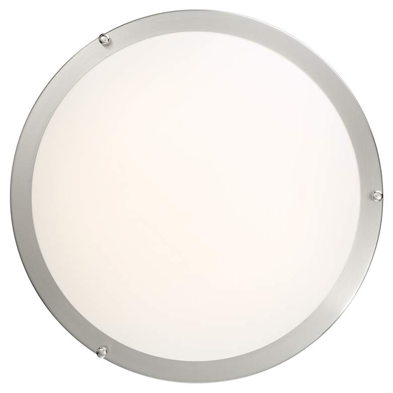 Image 6 Access Lighting Solero 16" Wide Brushed Nickel LED Pendant Light more views