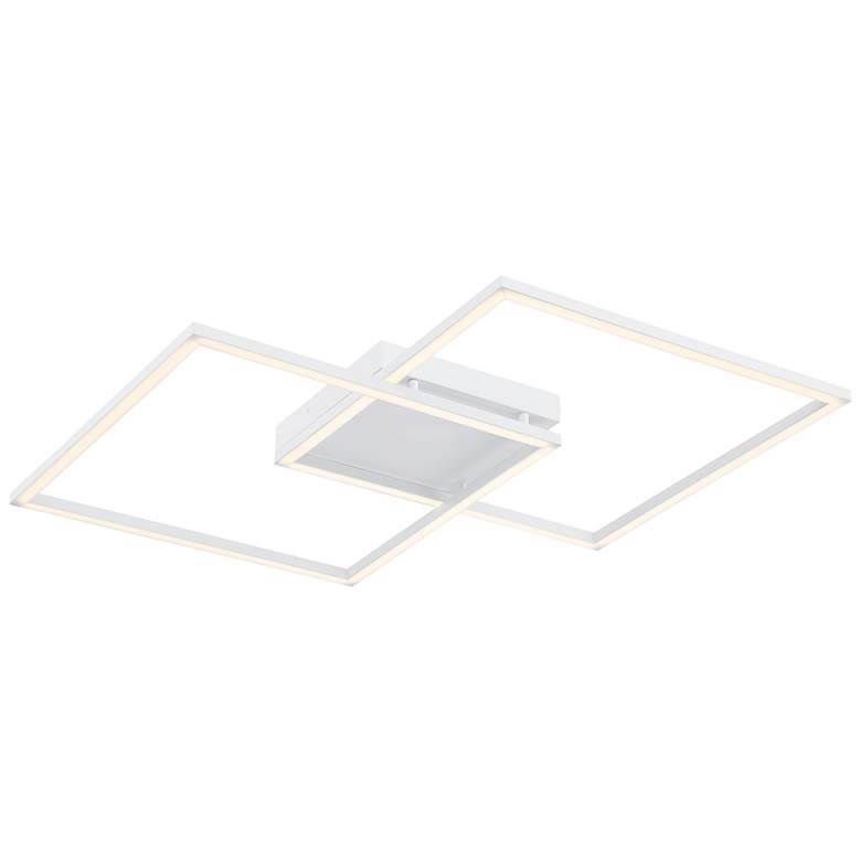 Image 4 Access Lighting Squared 30 1/2" Wide White Modern LED Ceiling Light more views