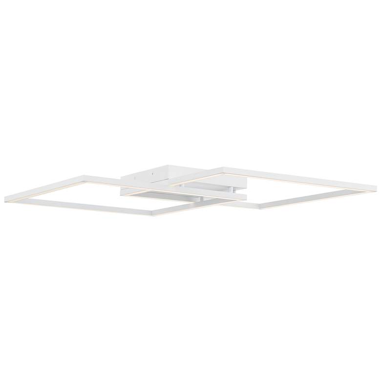 Image 5 Access Lighting Squared 30 1/2" Wide White Modern LED Ceiling Light more views
