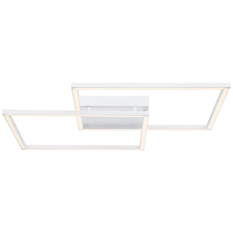Image 6 Access Lighting Squared 30 1/2" Wide White Modern LED Ceiling Light more views