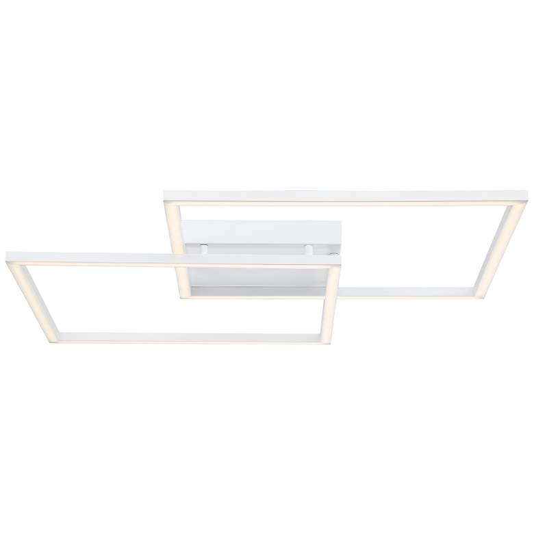 Image 7 Access Lighting Squared 30 1/2" Wide White Modern LED Ceiling Light more views