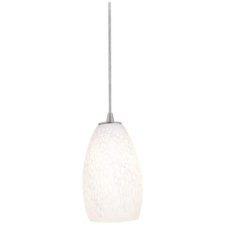 Image 2 Access Lighting Sydney 5" Wide White Stone Glass Mini Pendant