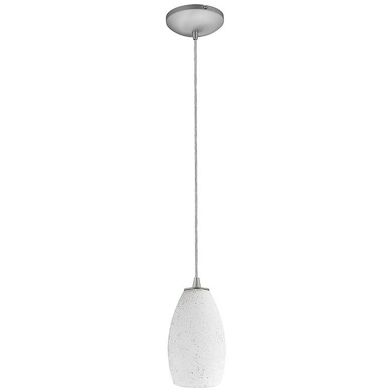 Image 5 Access Lighting Sydney 5" Wide White Stone Glass Mini Pendant more views