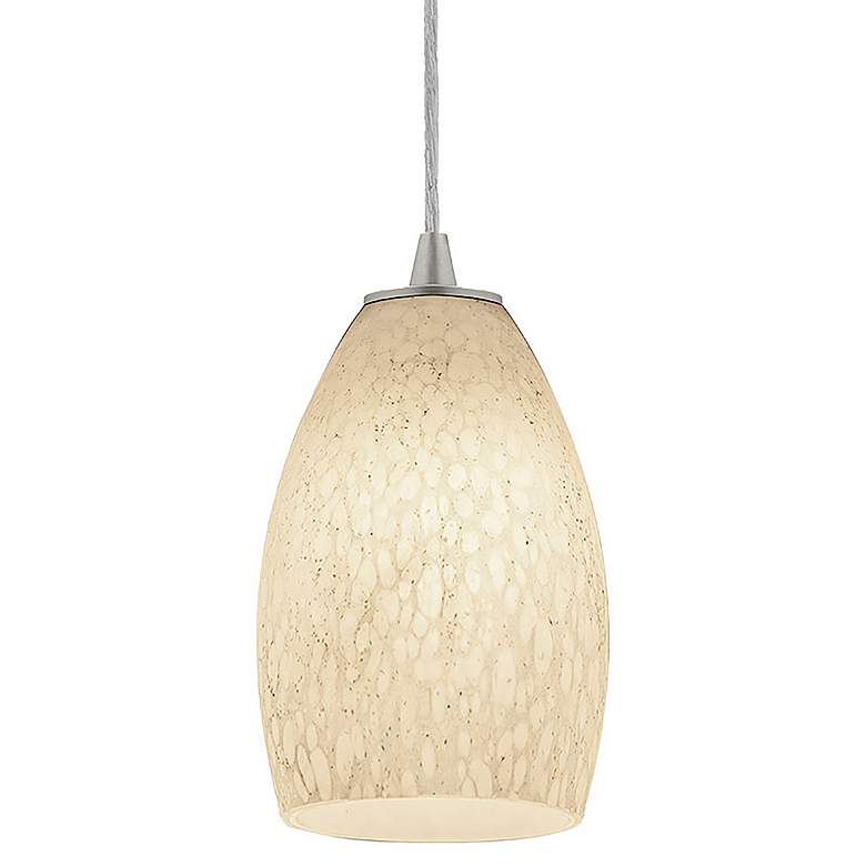 Image 6 Access Lighting Sydney 5" Wide White Stone Glass Mini Pendant more views
