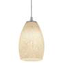 6_Access Lighting Sydney 5" Wide White Stone Glass Mini Pendant more views