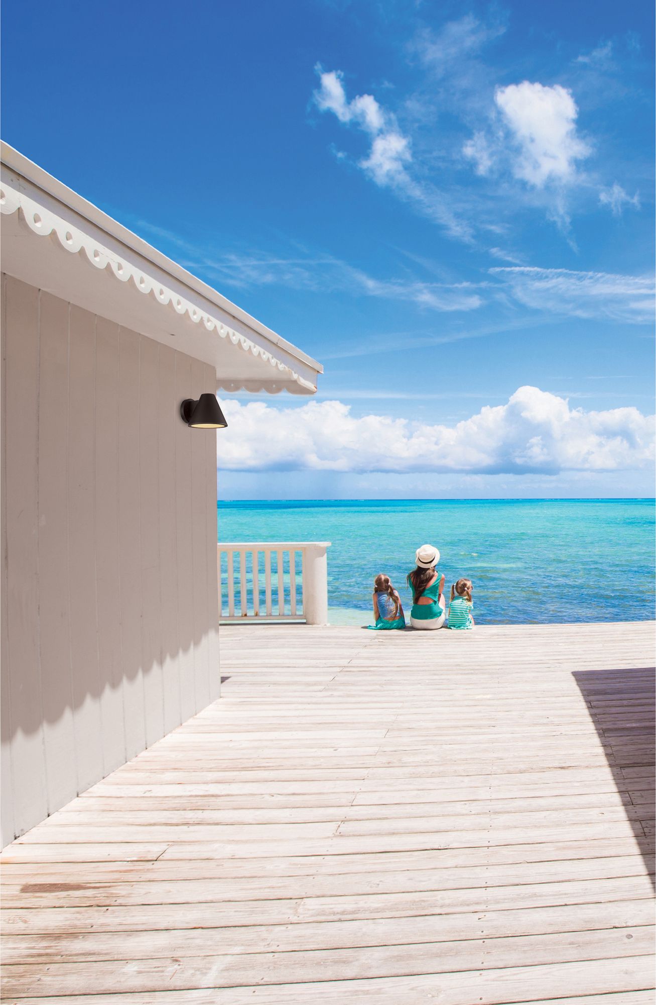 Access Lighting Tortuga Bronze 7" Turtle-Friendly Outdoor LED Light