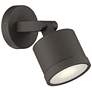2_Access Lighting Zone 7.5" Bronze Adjustable Outdoor Wall Spotlight