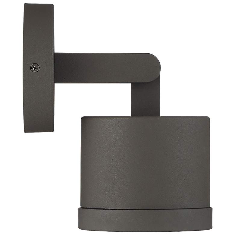 Image 4 Access Lighting Zone 7.5" Bronze Adjustable Outdoor Wall Spotlight more views