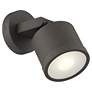 5_Access Lighting Zone 7.5" Bronze Adjustable Outdoor Wall Spotlight more views