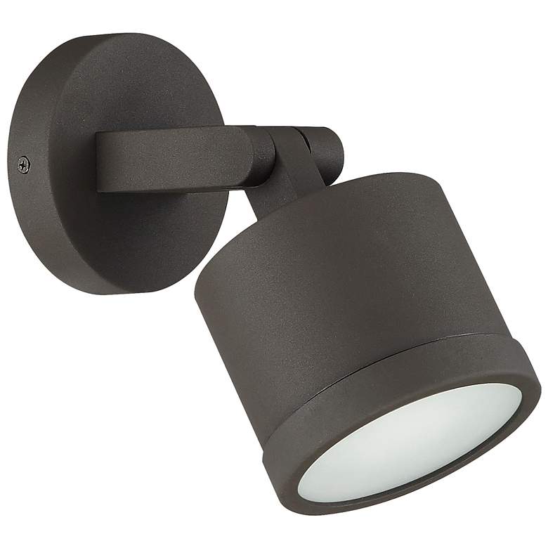 Image 7 Access Lighting Zone 7.5" Bronze Adjustable Outdoor Wall Spotlight more views