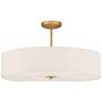 Access Mid Town 24" Wide  Antique Brushed Brass LED Pendant Light