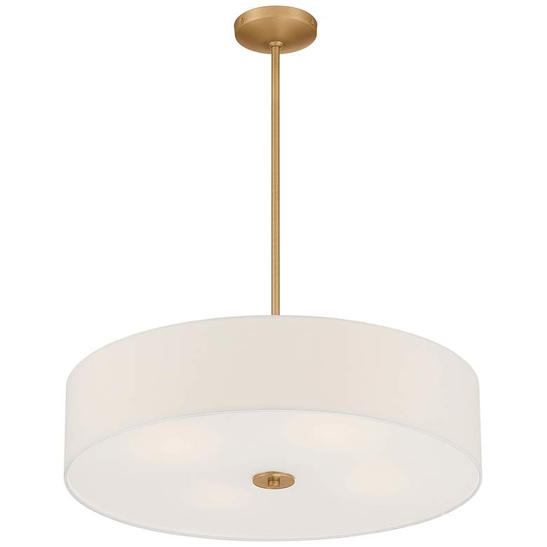 Image 2 Access Mid Town 24 inch Wide  Antique Brushed Brass LED Pendant Light more views