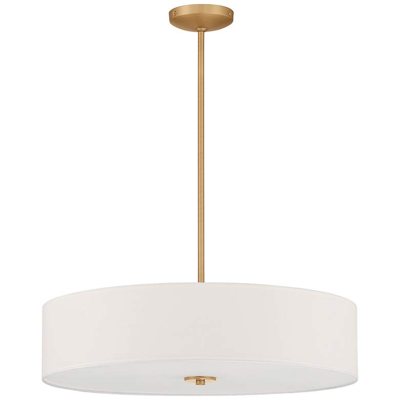 Image 3 Access Mid Town 24 inch Wide  Antique Brushed Brass LED Pendant Light more views
