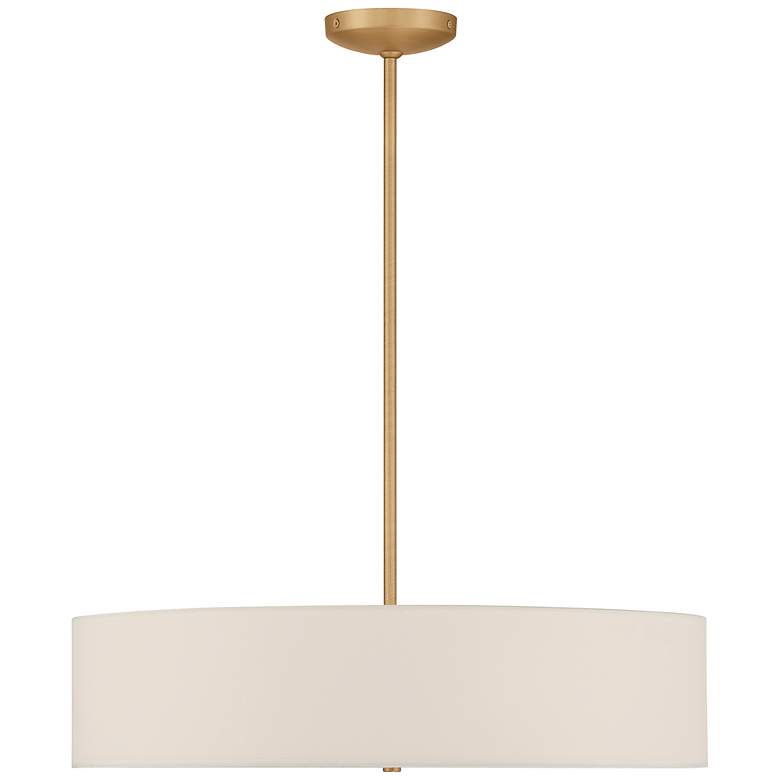Image 4 Access Mid Town 24 inch Wide  Antique Brushed Brass LED Pendant Light more views