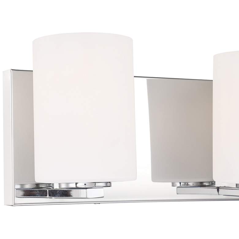 Image 4 Access Oslo 30" Wide Chrome Metal 4-Light Modern LED Bath Light more views