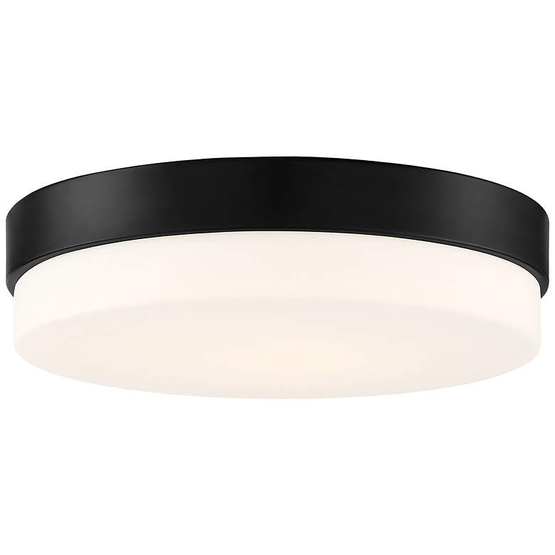 Image 1 Access Roma 14" Wide LED Matte Black Flush Mount Ceiling Light