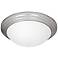 Access Strata 14" Wide Brushed Steel Ceiling Light