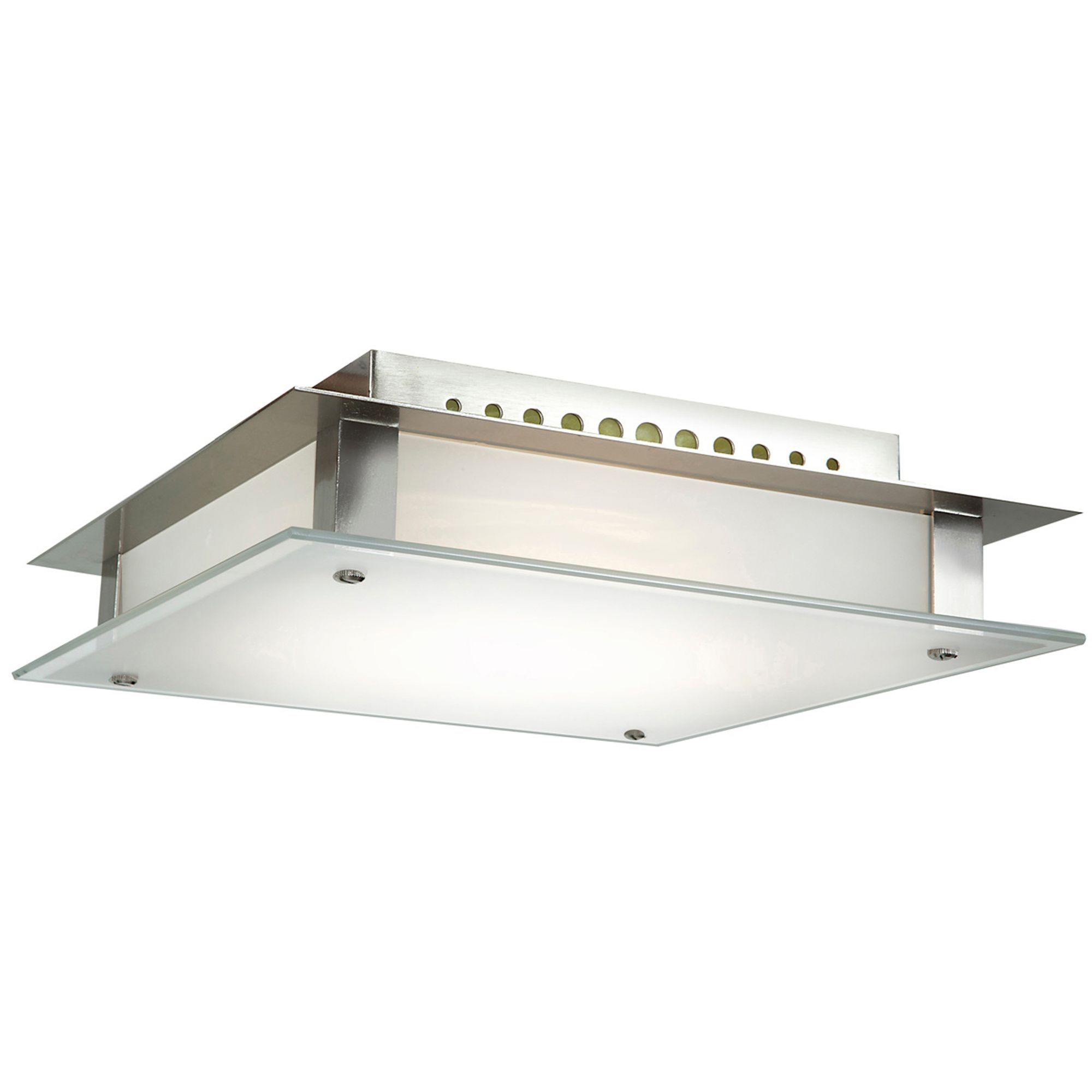 Image 3 Access Vision 11 4/5" Wide Brushed Steel LED Ceiling Light more views