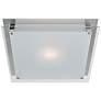 Access Vision 15 3/4" Wide Brushed Steel LED Ceiling Light