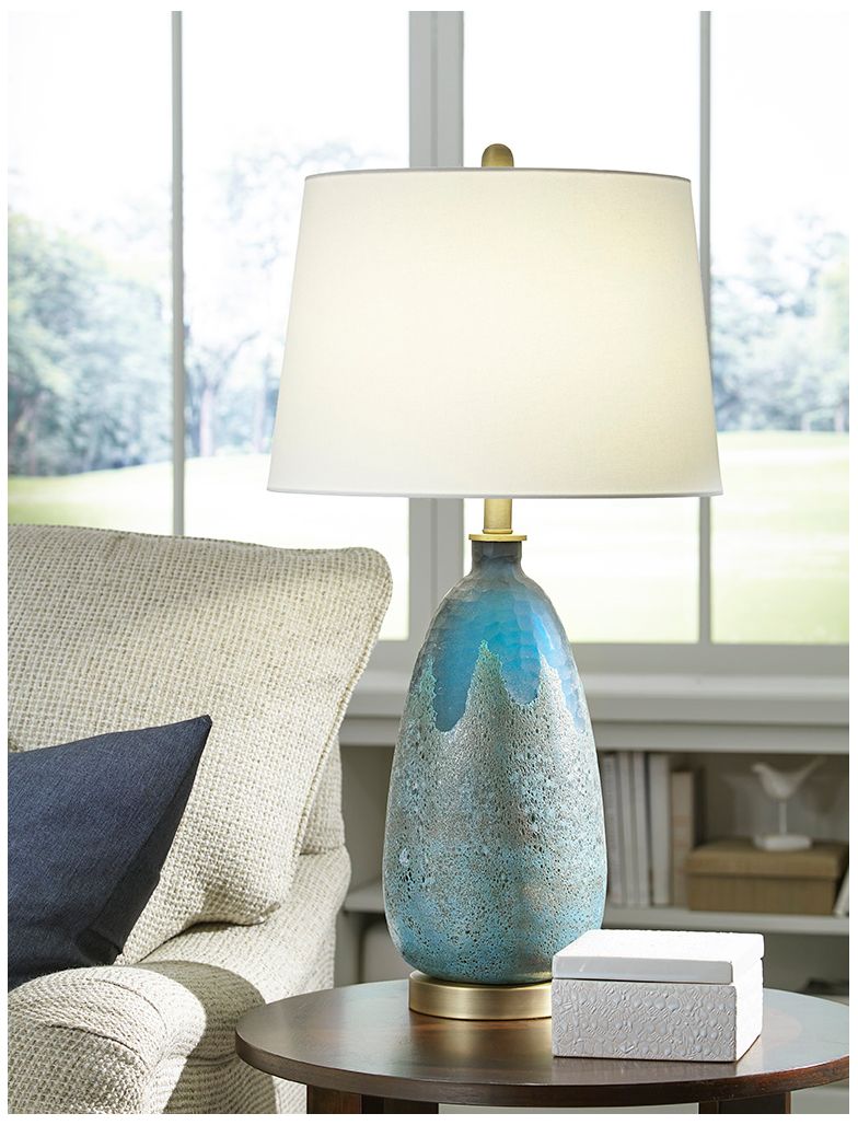 Acclaim Home 1-Light Brass Table Lamp
