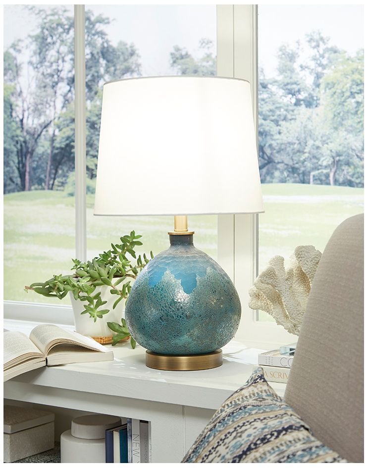 Image 6 Acclaim Home 1-Light Brass Table Lamp more views