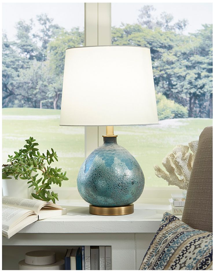 Acclaim Home 1-Light Brass Table Lamp