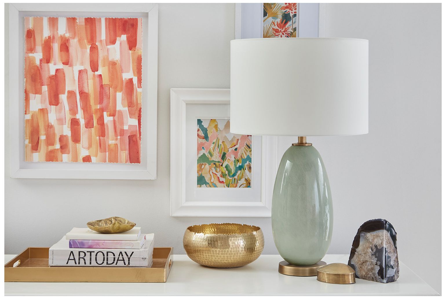 Image 7 Acclaim Home 1-Light Brass Table Lamp more views