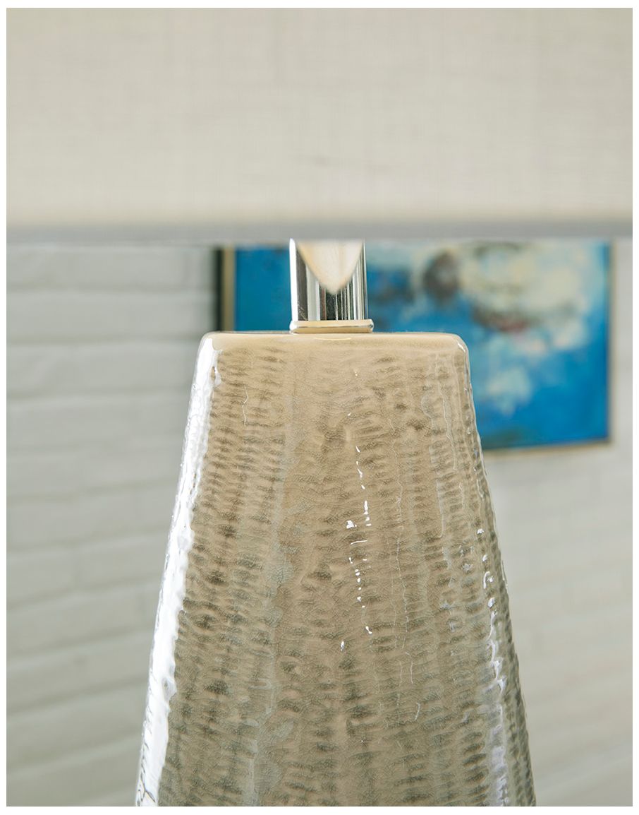 Acclaim Home 1-Light Polished Nickel Table Lamp