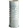 Accordion 19 " High Green Crackle Finish Planter