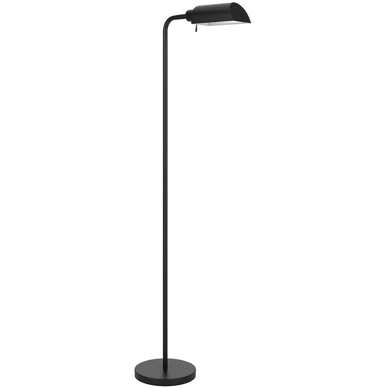 Image 3 Accorto Black Adjustable Head Metal Pharmacy Floor Lamp more views