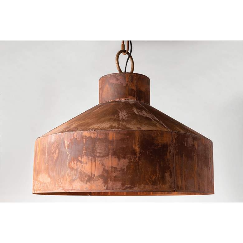 Image 3 Ace 27 3/4"W Textured Bronze and Brushed Brass Chandelier more views