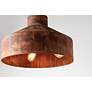 4_Ace 27 3/4"W Textured Bronze and Brushed Brass Chandelier more views