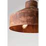 6_Ace 27 3/4"W Textured Bronze and Brushed Brass Chandelier more views